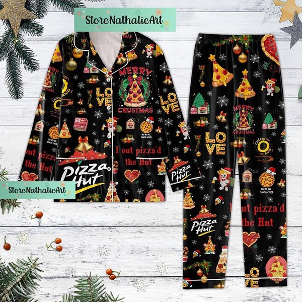 Pizza Hut Christmas Pajamas Set-image