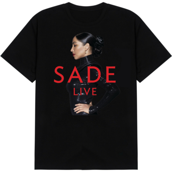 Rare! Sade Adu Live In Concert Cotton Black All Size Men Women T-Shirt-image