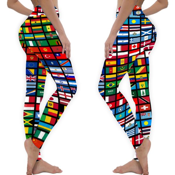 Flags Of The Countries Of The World International Leggings-image
