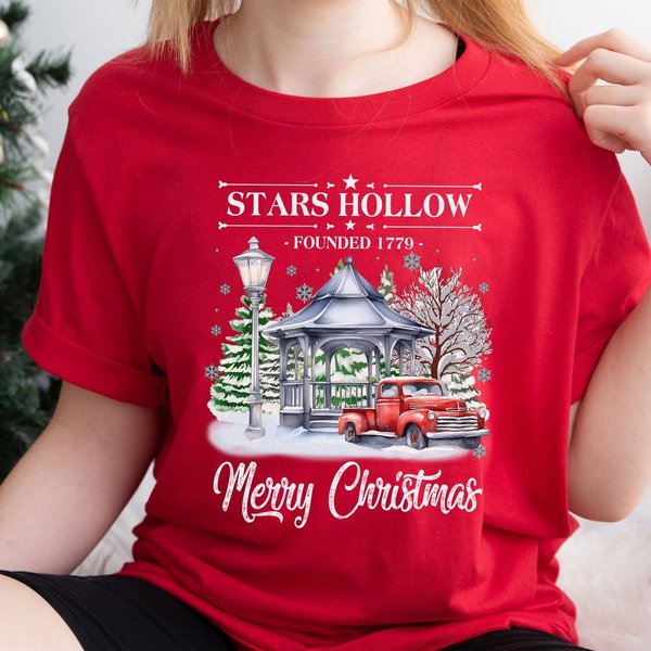 Stars Hollow Christmas Shirt, Stars Hollow Connecticut Shirt-image