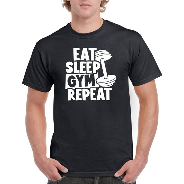 Mens Gym T Shirt Workout Top Funny Gym-image