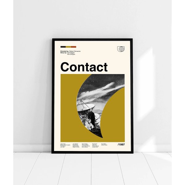 Contact Movie Vintage Poster-image