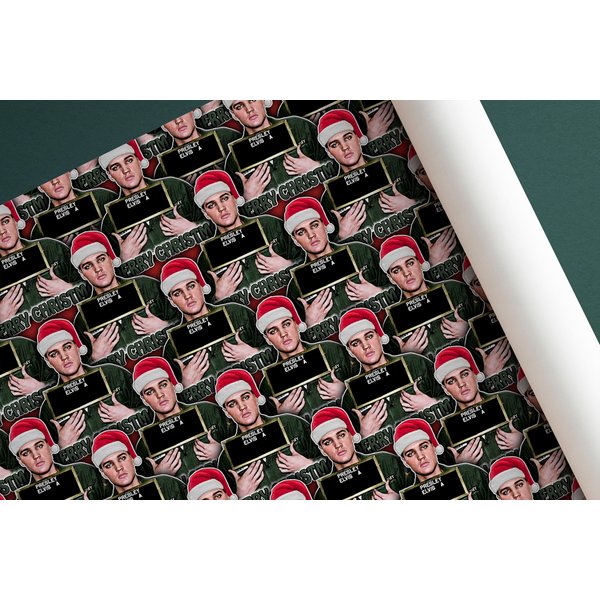 Elvis Presley Christmas Wrapping Paper, Gift Wrapping Paper-image