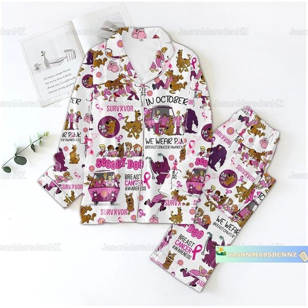 Christmas Scooby Doo Pajamas Set, Scooby Doo Matching Pajamas Set