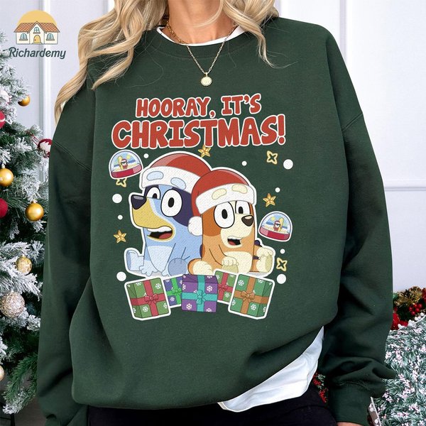 It's Christmas Blueydad Shirt, Christmas Blueydad Sweatshirt-image