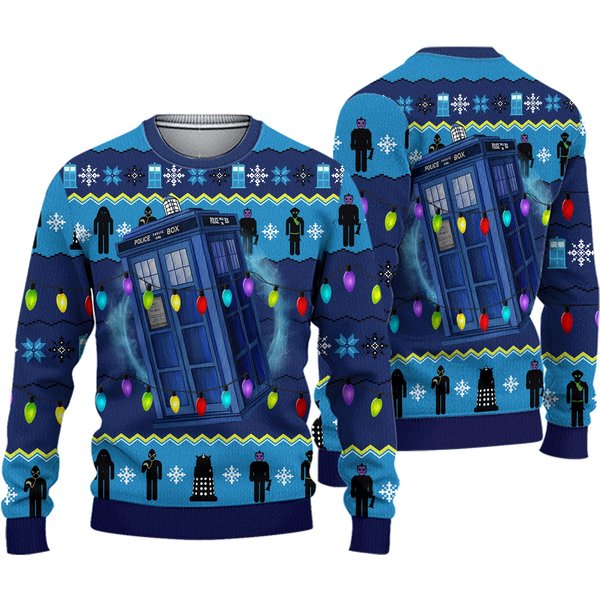 Christmas Gift, Doctor Who Ugly Sweater-image