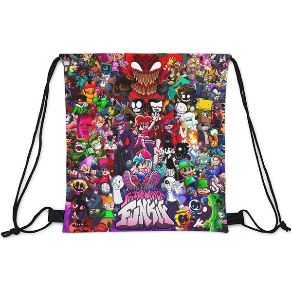 Friday Night Funkin Characters Fnf Game Drawstring Bag-image
