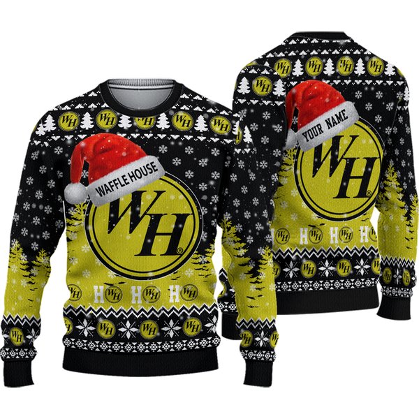 Christmas Waffle House Sweater-image