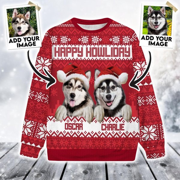 Personalized Ugly Christmas Sweater-image