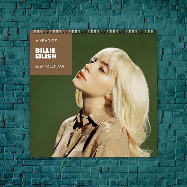 Billie Calendar 2025, Celebrity Calendar, Billie 2025 Wall Calendar-image