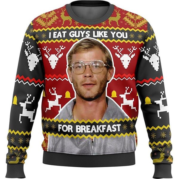 Jeffrey Dahmer Ugly Christmas Sweater, Ugly Christmas Sweater-image