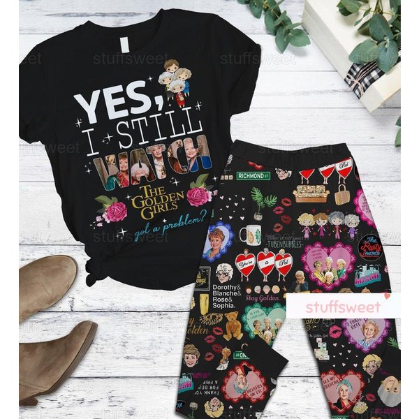 Stay Golden Themed Christmas Pajama Set Collection