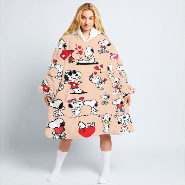Snoopys Lover Blanket Hoodie