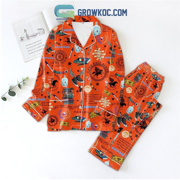Camp Half Blood Chronicles I'll Be Backnext Summer Pajamas Set, Christmas Pajamas, Family Christmas Pajamas