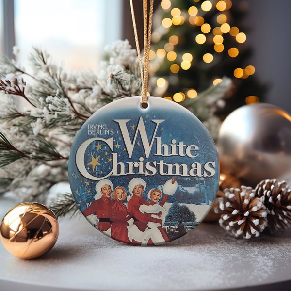 White Christmas Movie Ornament 2023