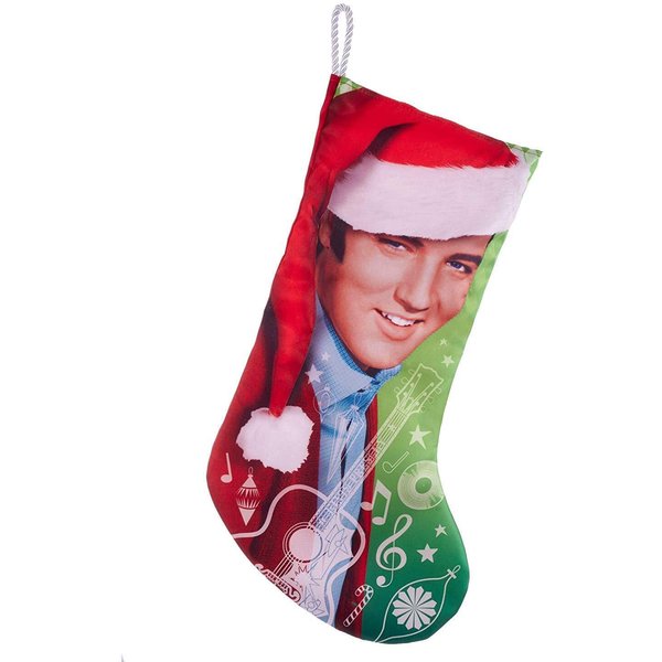 Elvis Presley Christmas Stocking, Family Christmas Stocking-image