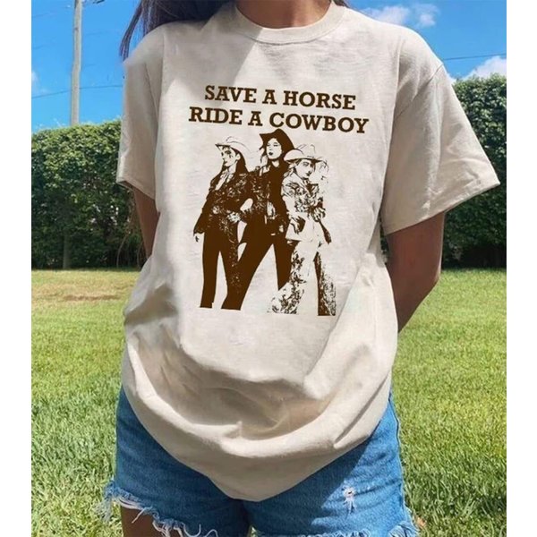 Boygenius Save A Horse Ride A Cowboy T-Shirt-image