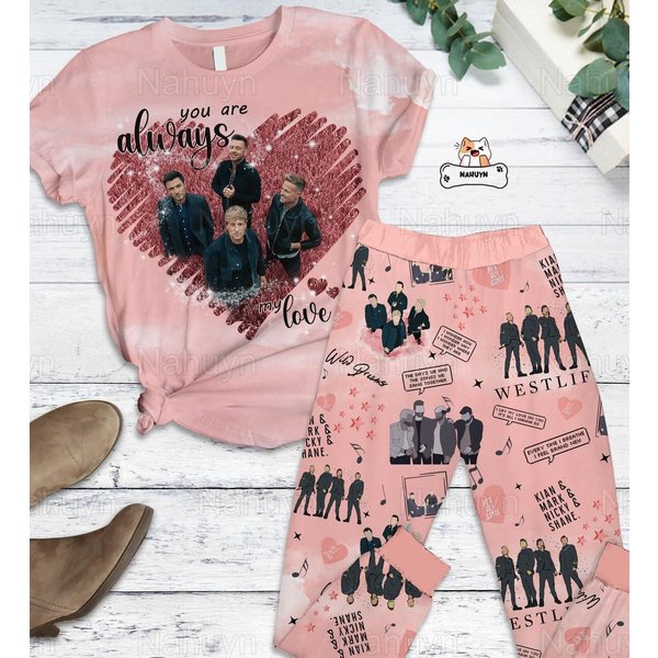 Westlife Christmas Pajama Set-image