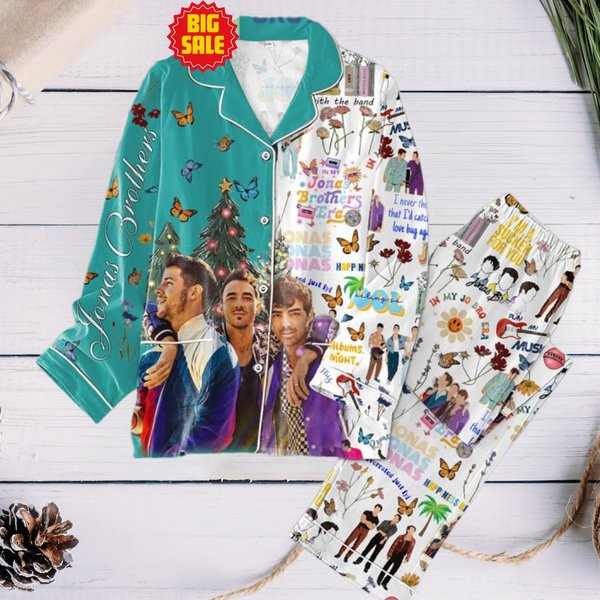 Christmas Jonas Brothers Pajamas Set, J0Nas Brothers Xmas Holiday-image