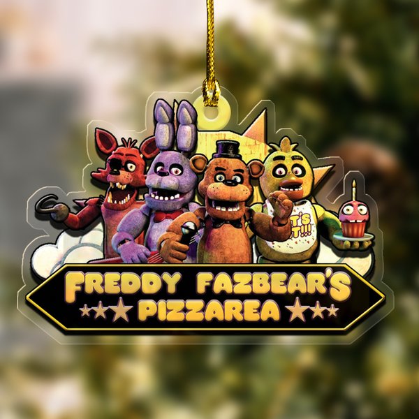 Fnaf Five Nights At Freddy's Christmas Ornament, Decor Ornament-image