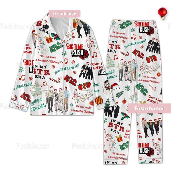 Christmas Big Time Rush Pajamas, Big Time Rush Pajamas Set