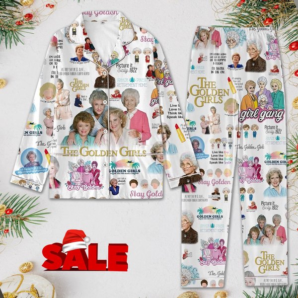 Christmas The Stay Golden Pajamas Set, Stay Golden Pajamas