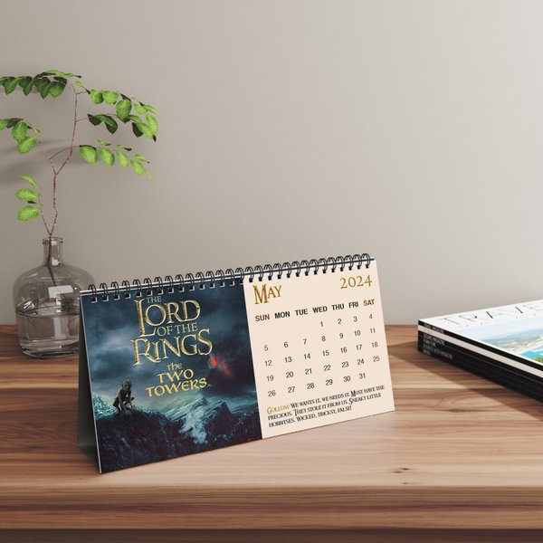 2024 Lotr Desk Calendar | 2024 Desk Calendar-image