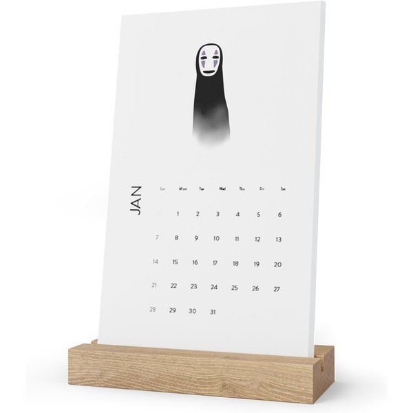 2024 Studio Ghibli Vertical Desk Calendar-image