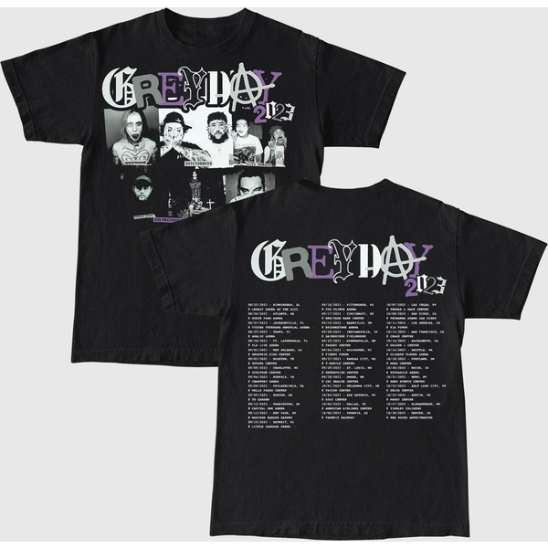 Grey Day Tour 2023 Suicideboys Unisex T-Shirt Gift For Men Women All S-5Xl-image