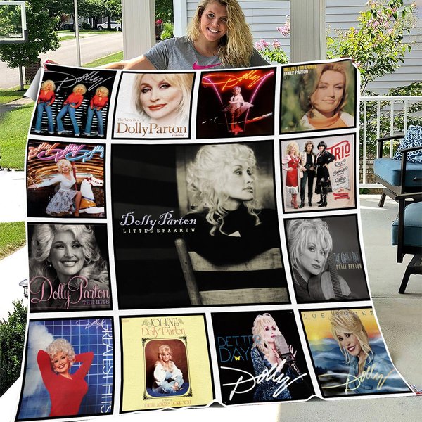 Dolly Parton Fleece Blanket-image
