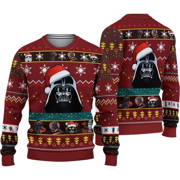 Starwar Character Ugly Christmas Sweater