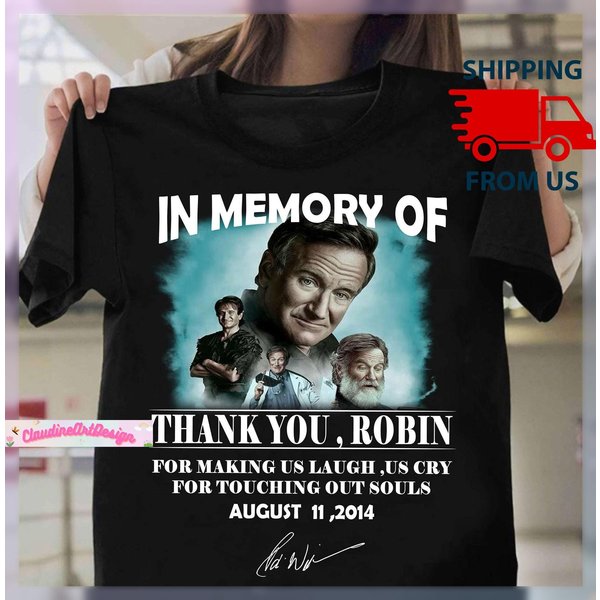Robin Williams Shirt, Robin Williams Vintage Shirt-image