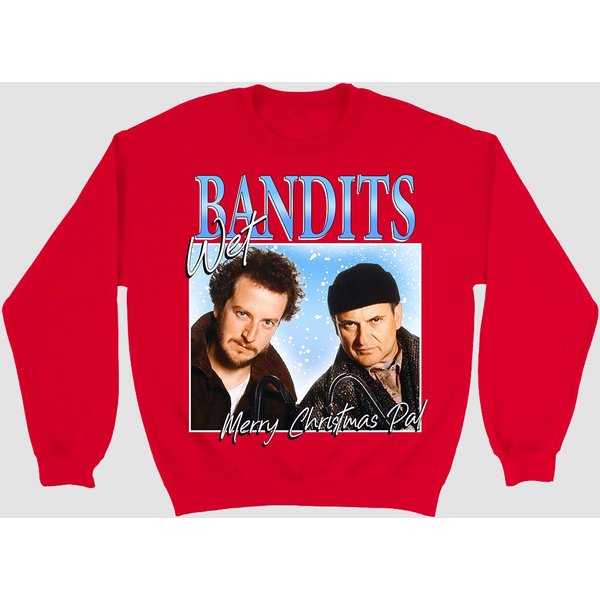 Wet Bandits Home Alone Christmas Sweatshirt, Christmas Movie Sweatshirt-image