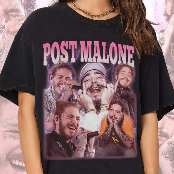 Post Malone Vintage T Shirt, Post Malone Tees-image