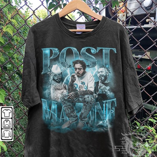 Post Malone Rap Shirt, Post Malone Sad Bootleg-image