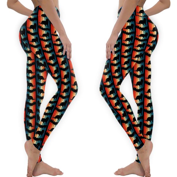 Otter And Sea Otters Vintage Otter Leggings-image