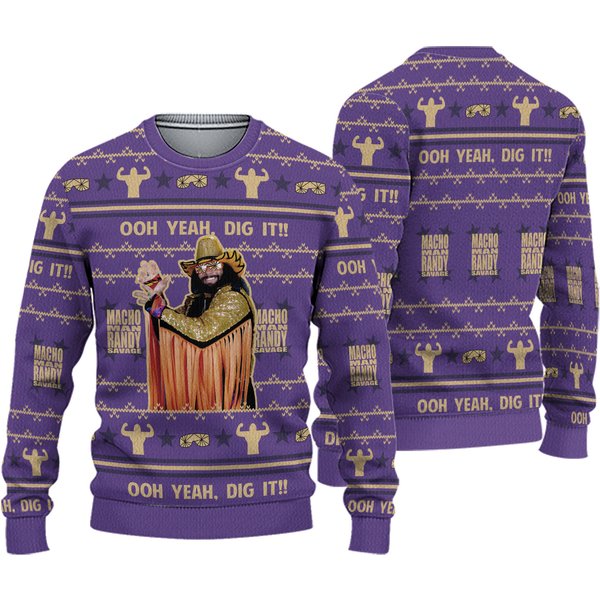 2023 Macho Man Randy Savage Ugly Christmas Sweater-image