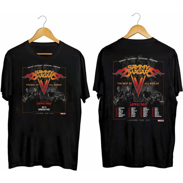 Sammy Hagar The Best Of All Worlds 2024 Tour Shirt, Sammy Hagar 2024 Tour Shirt-image