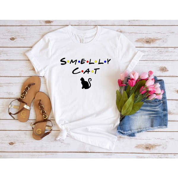 Smelly Cat Friends T-Shirt-image