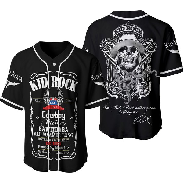Christmas Kid Rock Baseball Jersey-image