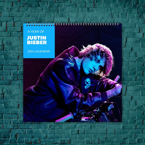 Justin Bieber Calendar 2024, Celebrity Calendar, Justin Bieber 2024-image