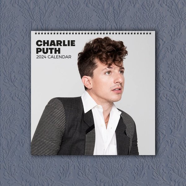 Charlie Puth Calendar 2024, Celebrity Calendar, Charlie Puth 2024 Wall Calendar-image