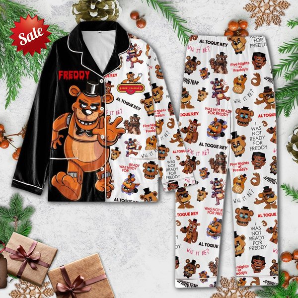 Christmas 5Naf Pajamas Set, Five Nights At Freddy Women Pyjamas-image