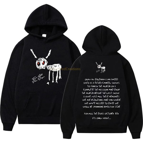 Drake For All The Dogs Letter Hoodie
