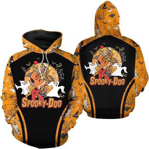 Scooby-Doo Hoodie Leggings, Scooby-Doo Woman Leggings-image