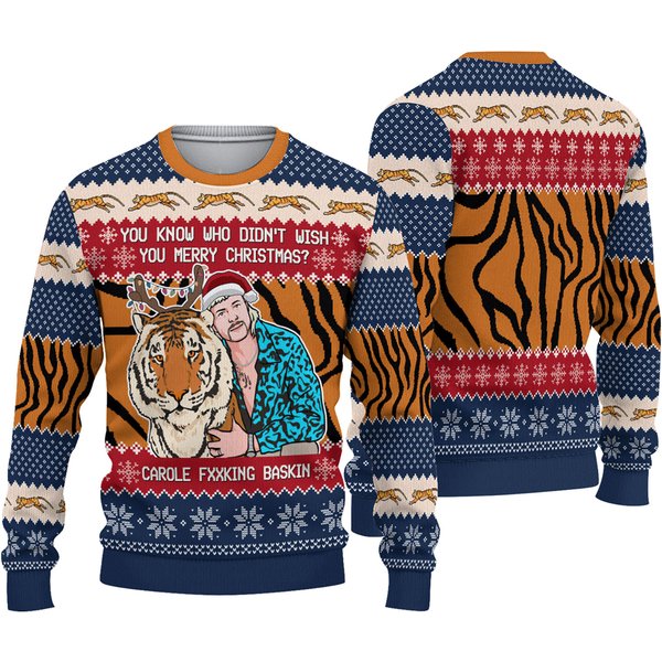 You Know Who Didn't Wish You Ugly Christmas Knitted Sweater-image