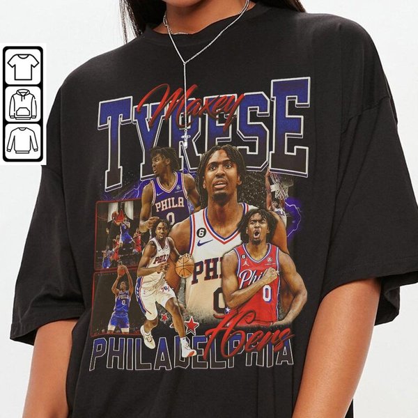 Tyrese Maxey Basketball Shirt, Basketball Shirt Christmas Gift Unisex-image