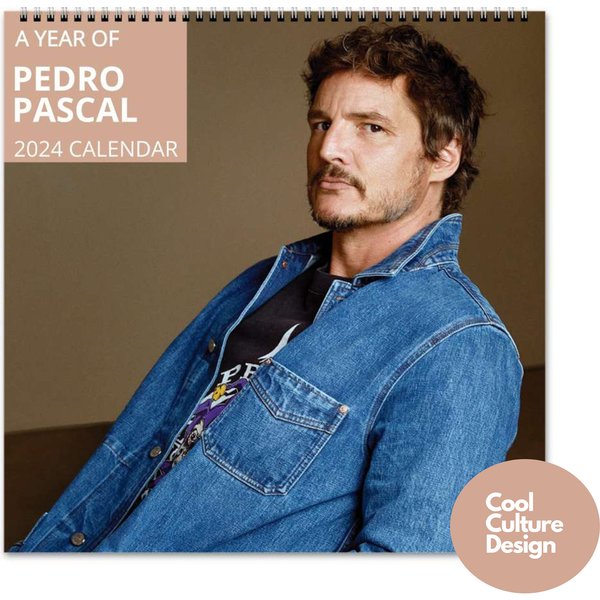 Pedro Pascal Calendar - 2024 Calendar, Wall Calendar 2024, Planner 2024-image