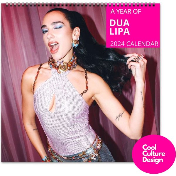 Dua Lipa Calendar - 2024 Calendar, Wall Calendar 2024, Planner 2024-image
