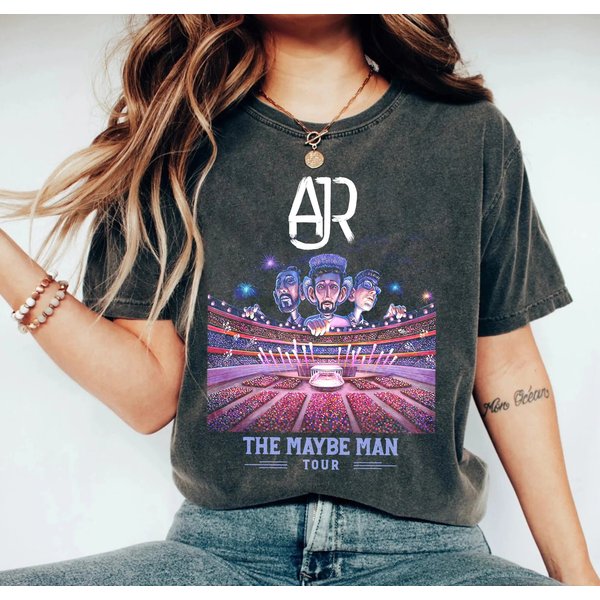 Members Chibi Shirt, A.J.R T-Shirt, The Maybe Man Tour Shirt-image